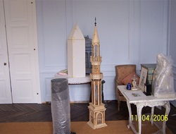 Dřevěný model Minaretu